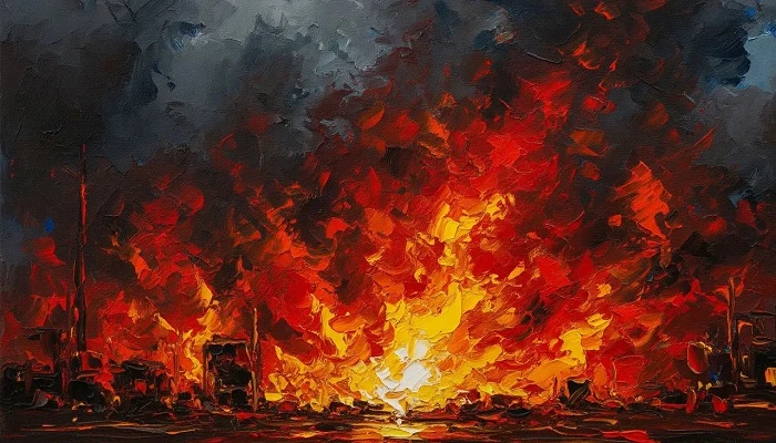 উত্তরায় গ্যাস লিকেজ থেকে আগুনে দগ্ধ ৬