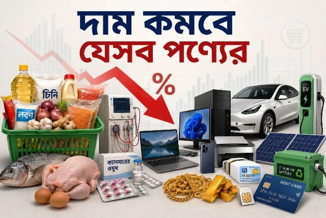 বাজেটে দাম কমবে যেসব পণ্যের