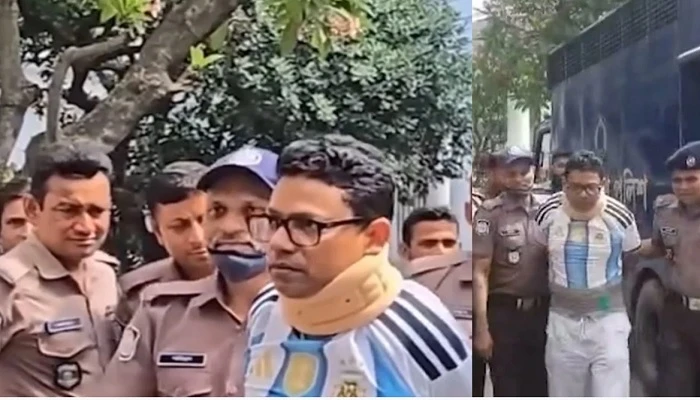 আর্জেন্টিনার জার্সি গায়ে ট্রাইব্যুনালে হাজির পলক, ভিডিও ভাইরাল