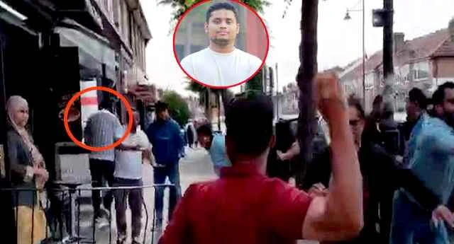 লন্ডনে হাসনাত আবদুল্লাহকে লক্ষ্য করে ডিম নিক্ষেপ