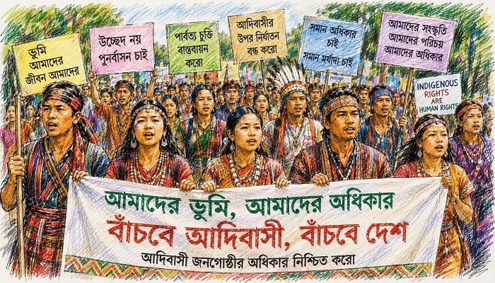 ন্যায়বিচার, সমঅধিকার ও জাতিসত্ত্বার স্বীকৃতি চাই