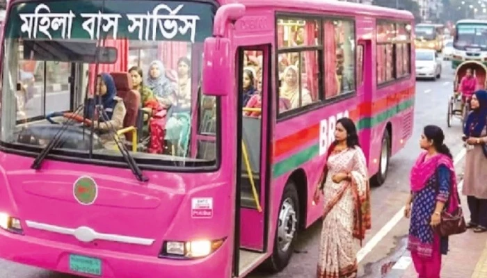 ‘পিংক বাস’ চালু আজ, ঢাকার যেসব রুটে মিলবে সেবা