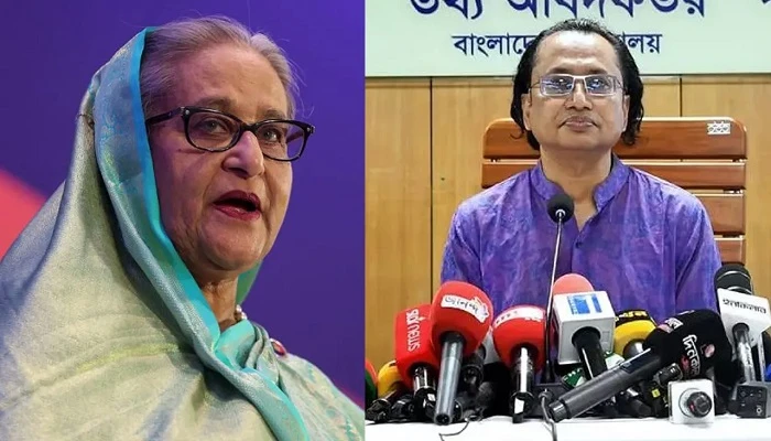 শেখ হাসিনাকে আসতে হবে না, ধরে আনতে চাই: তথ্য উপদেষ্টা