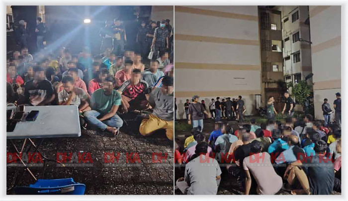 মালয়েশিয়ায় ৪০ বাংলাদেশিসহ ৫১ অবৈধ অভিবাসীকে গ্রেফতার করেছে